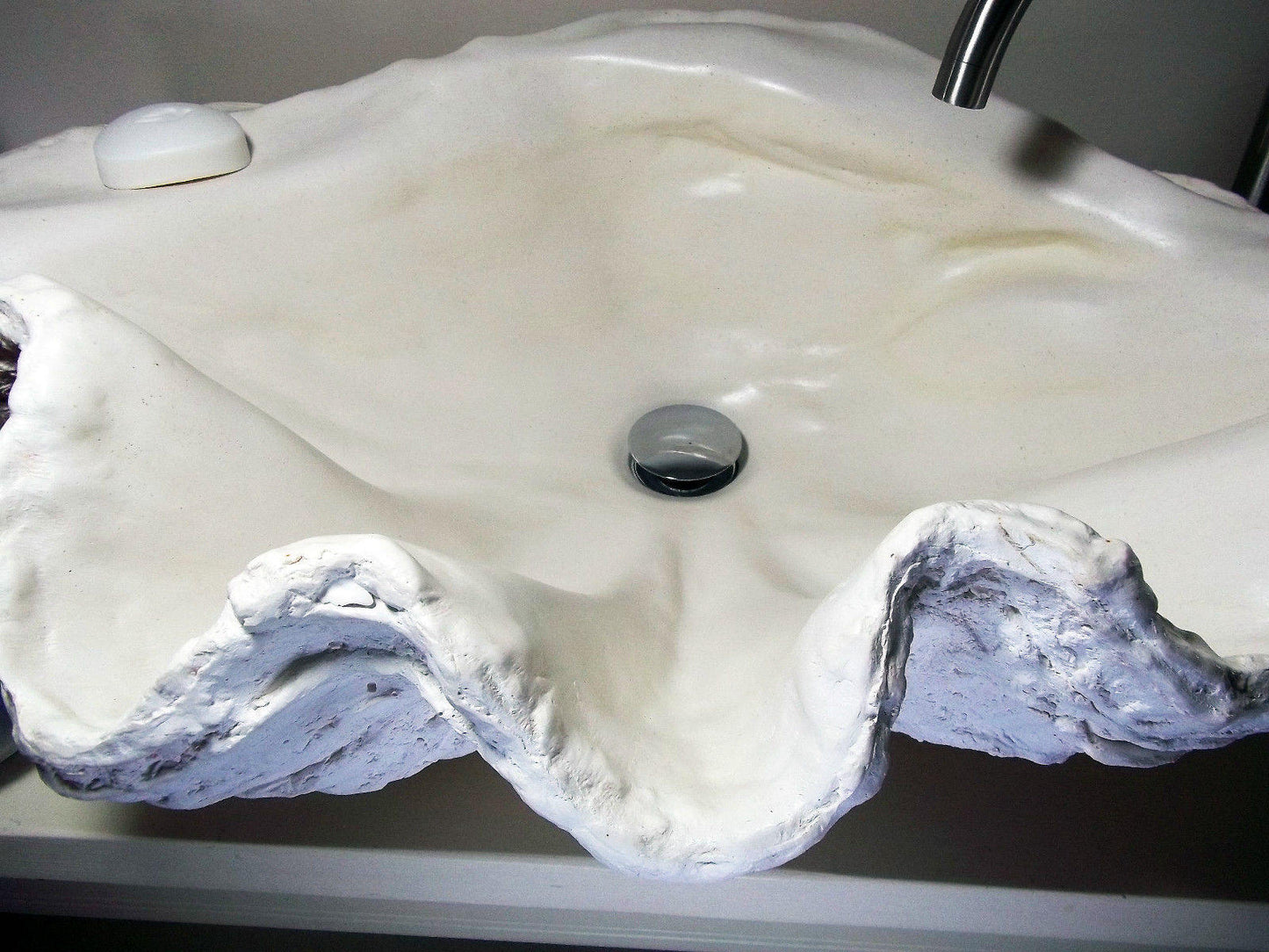 Shell Like Sink Large Clam Shell Sink In White – teemorrisshells
