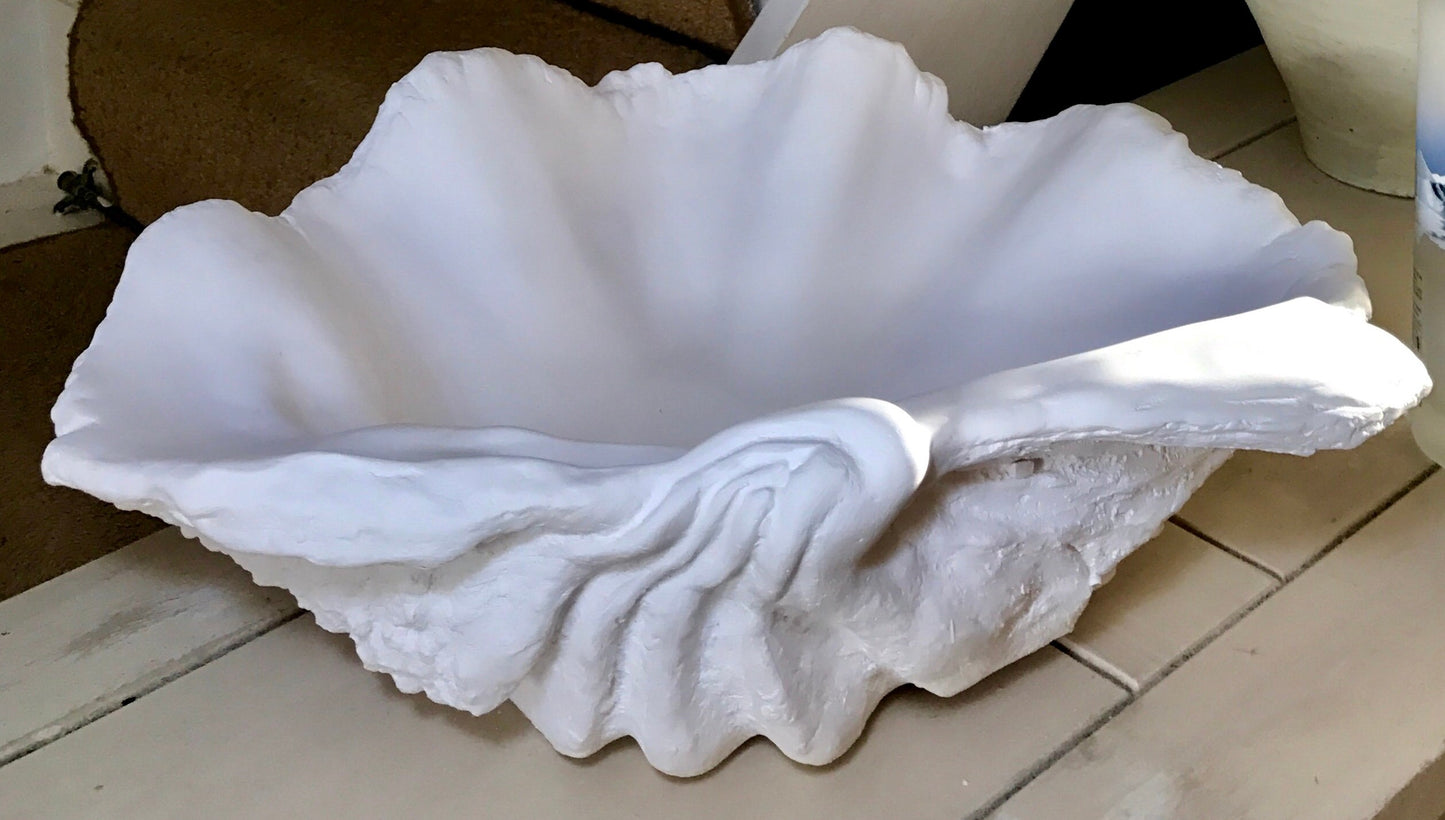 Clam Shell bowl medium in White