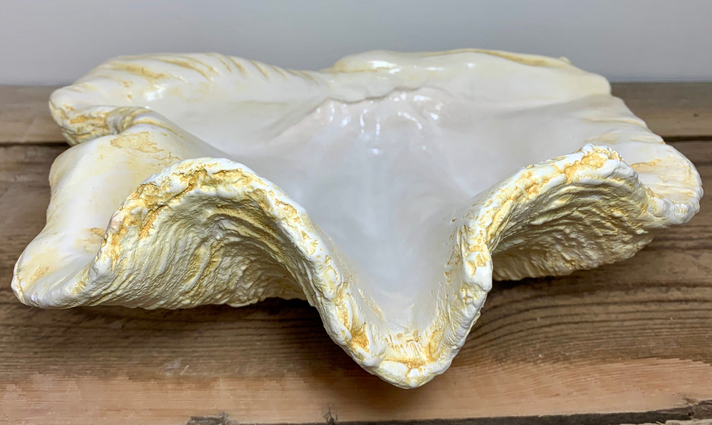 Petite Giant Clam Shell in Caramel